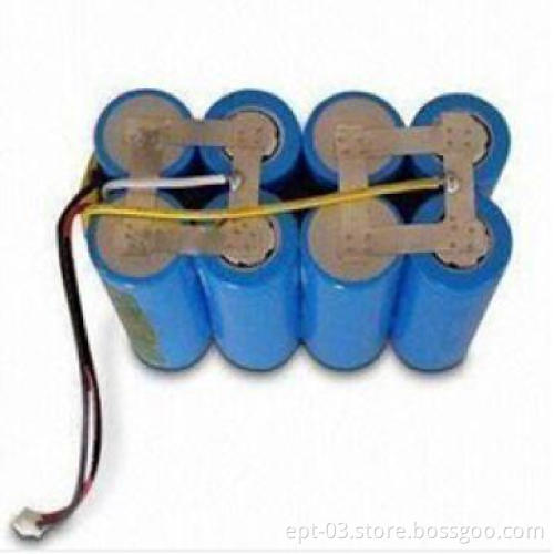 Li-ion cylindrical 18650 pack for lighting